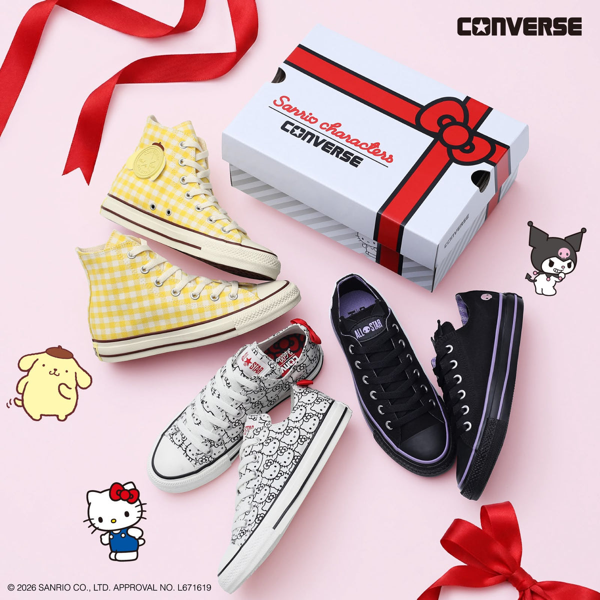 CONVERSE ALL STAR × Sanrio Characters